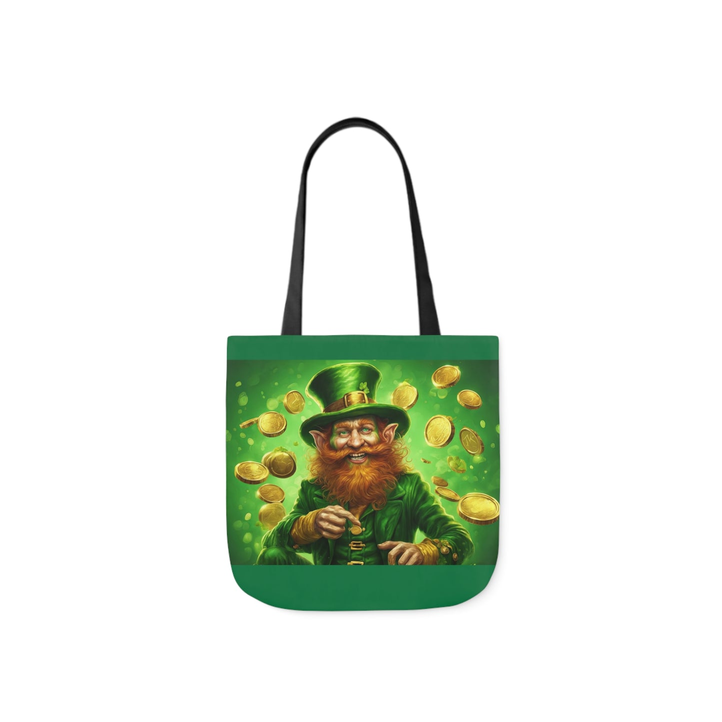 St. Patricks - Canvas Tote Bag, 5-Color Straps