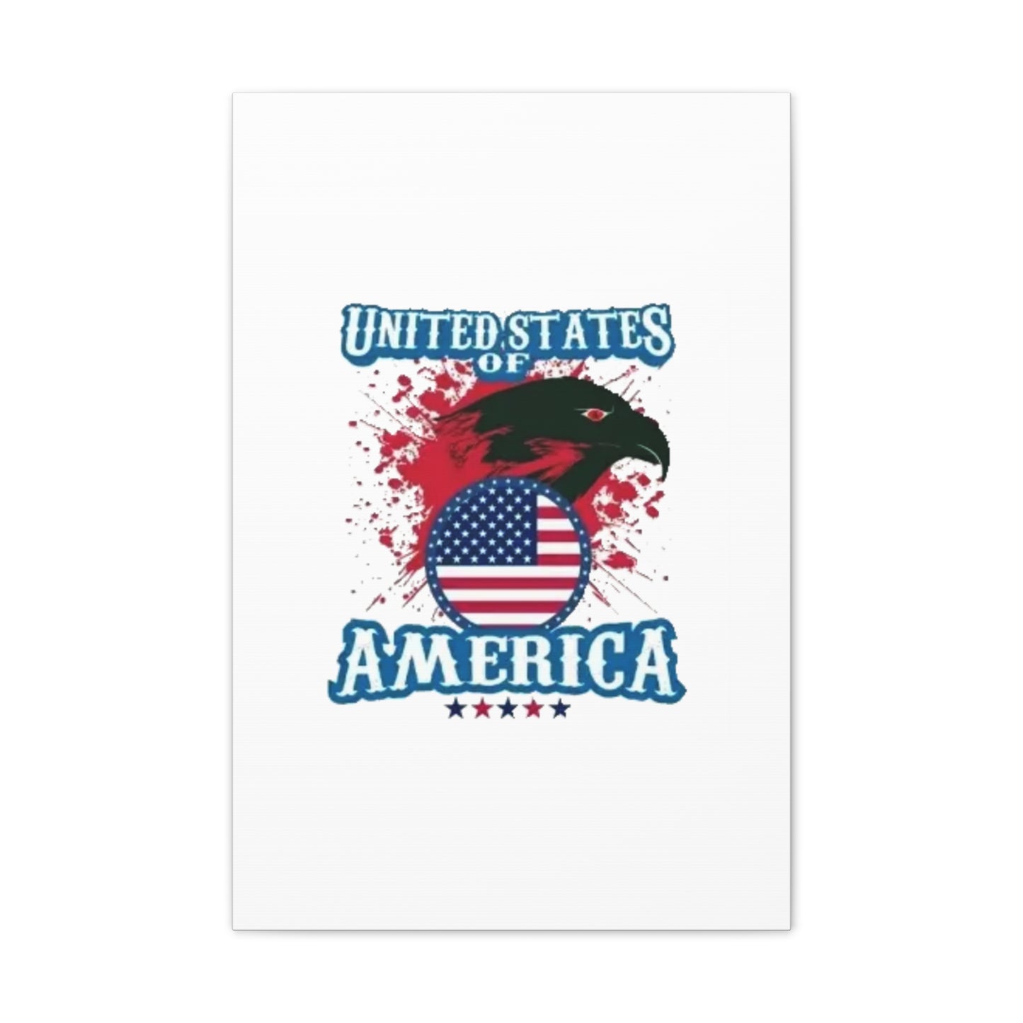 United States of America - Canvas Stretched, 0.75"