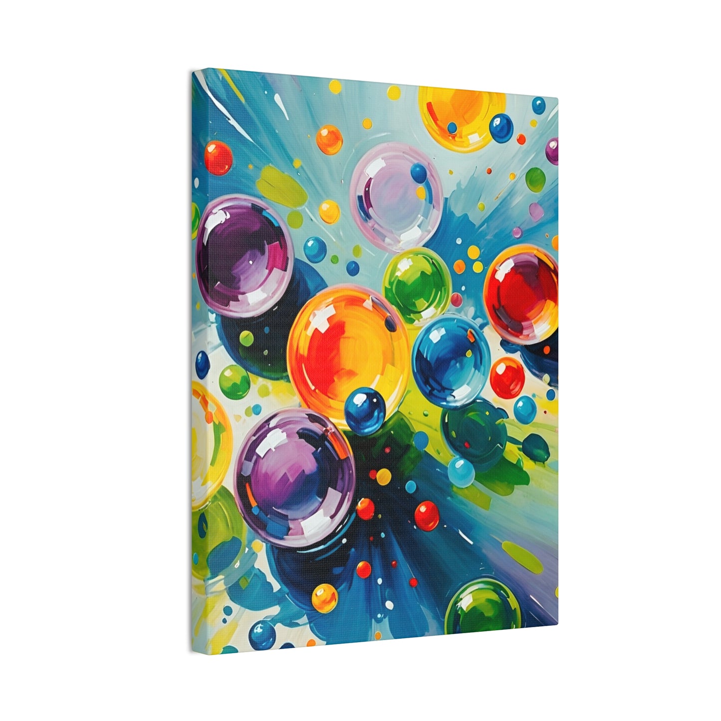 Colored Balls - Canvas Stretched, 0.75"