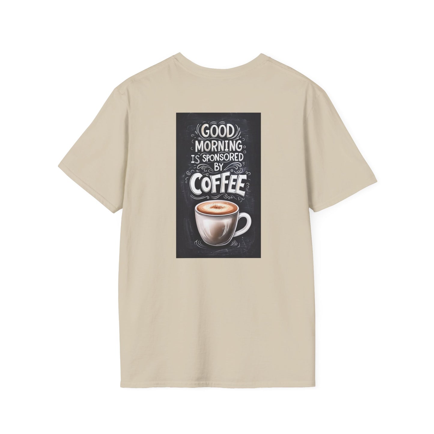 Sponsored by Coffee - Unisex Softstyle T-Shirts