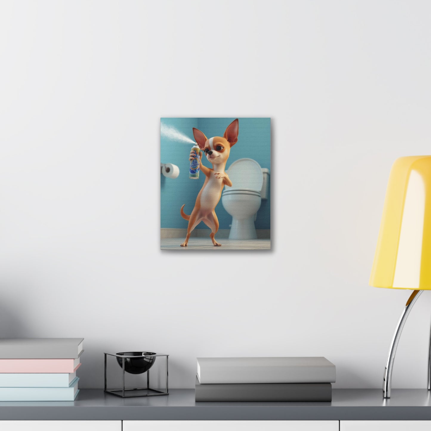 Chihuahua - Canvas Stretched, 0.75" - Wall art 2026 - Bathroom Humor