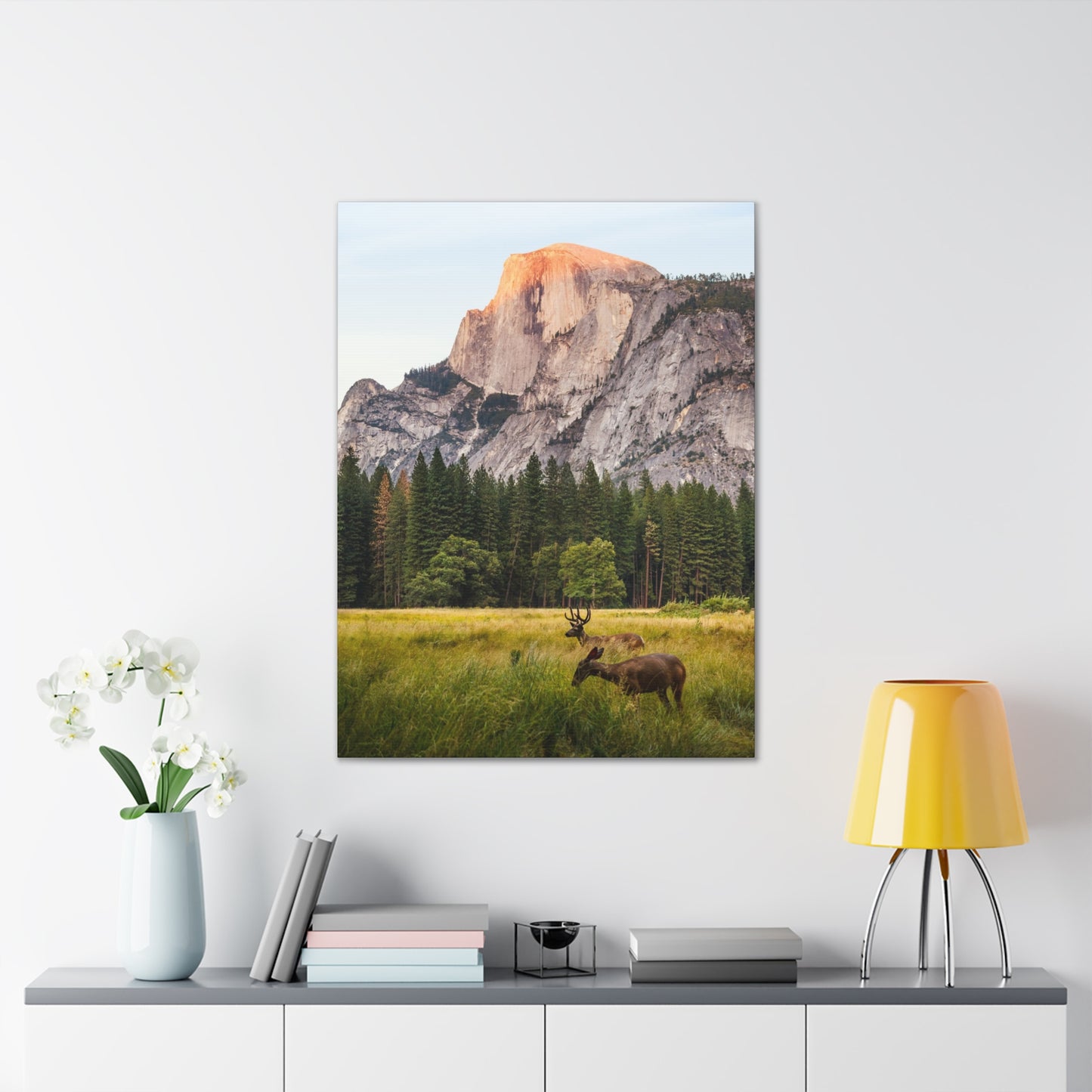 Half Dome Meadow - Canvas Stretched, 0.75"