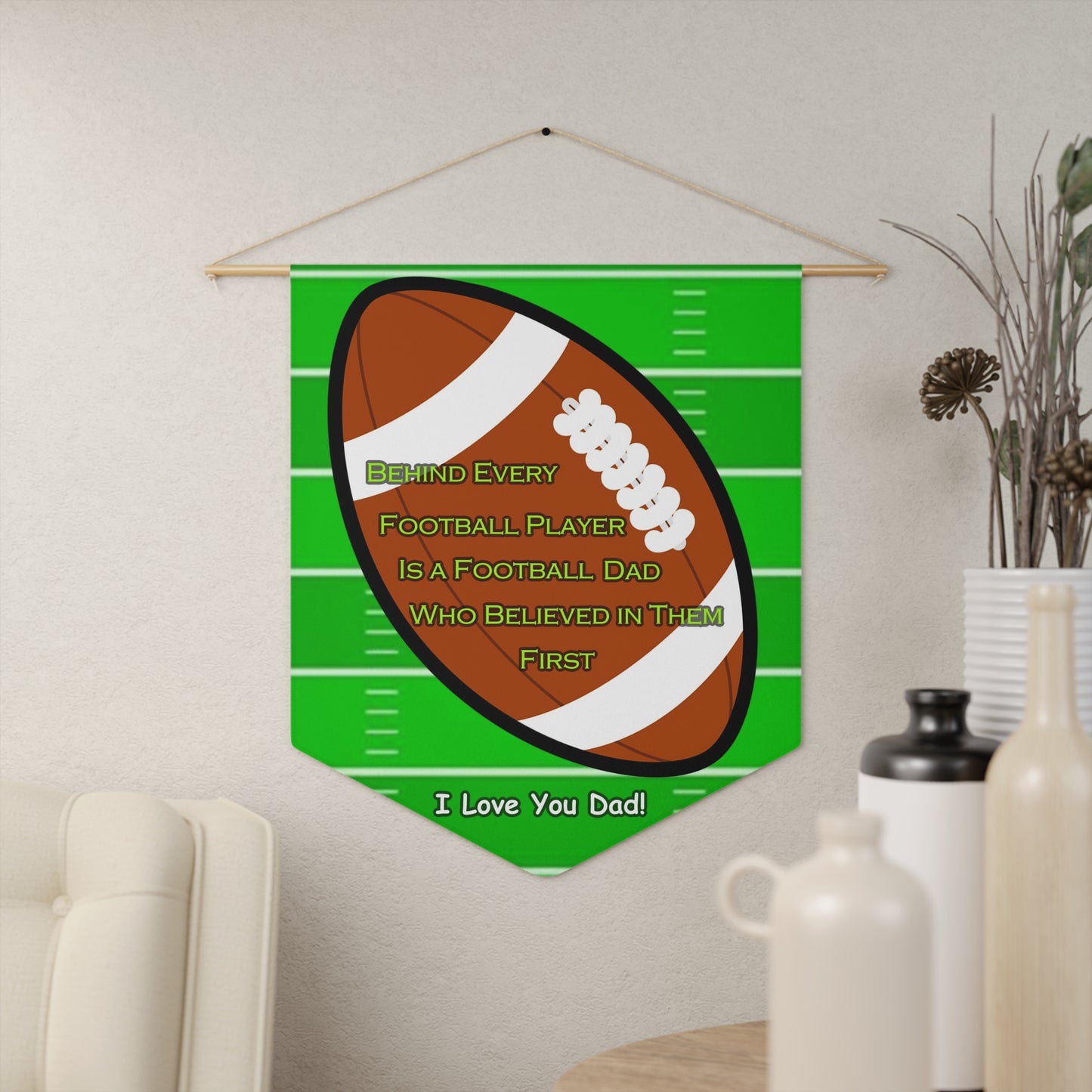 Football Dad - Pennant - Father's Day