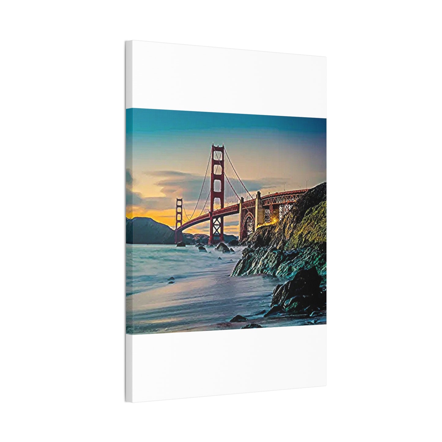 Golden Gate - Canvas Stretched, 0.75"