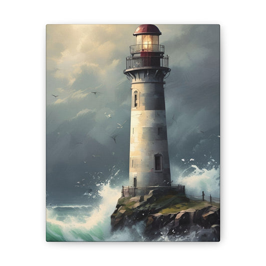 Light House - Canvas Stretched, 0.75"