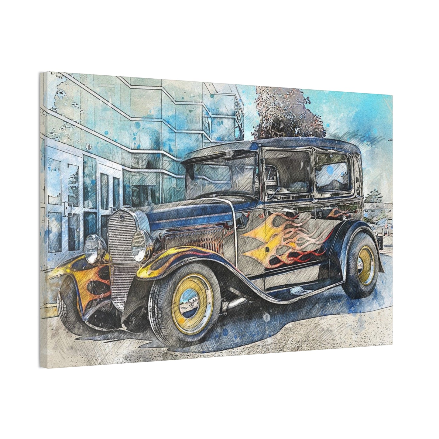 Coupe - Canvas Stretched, 0.75" - Father's Day