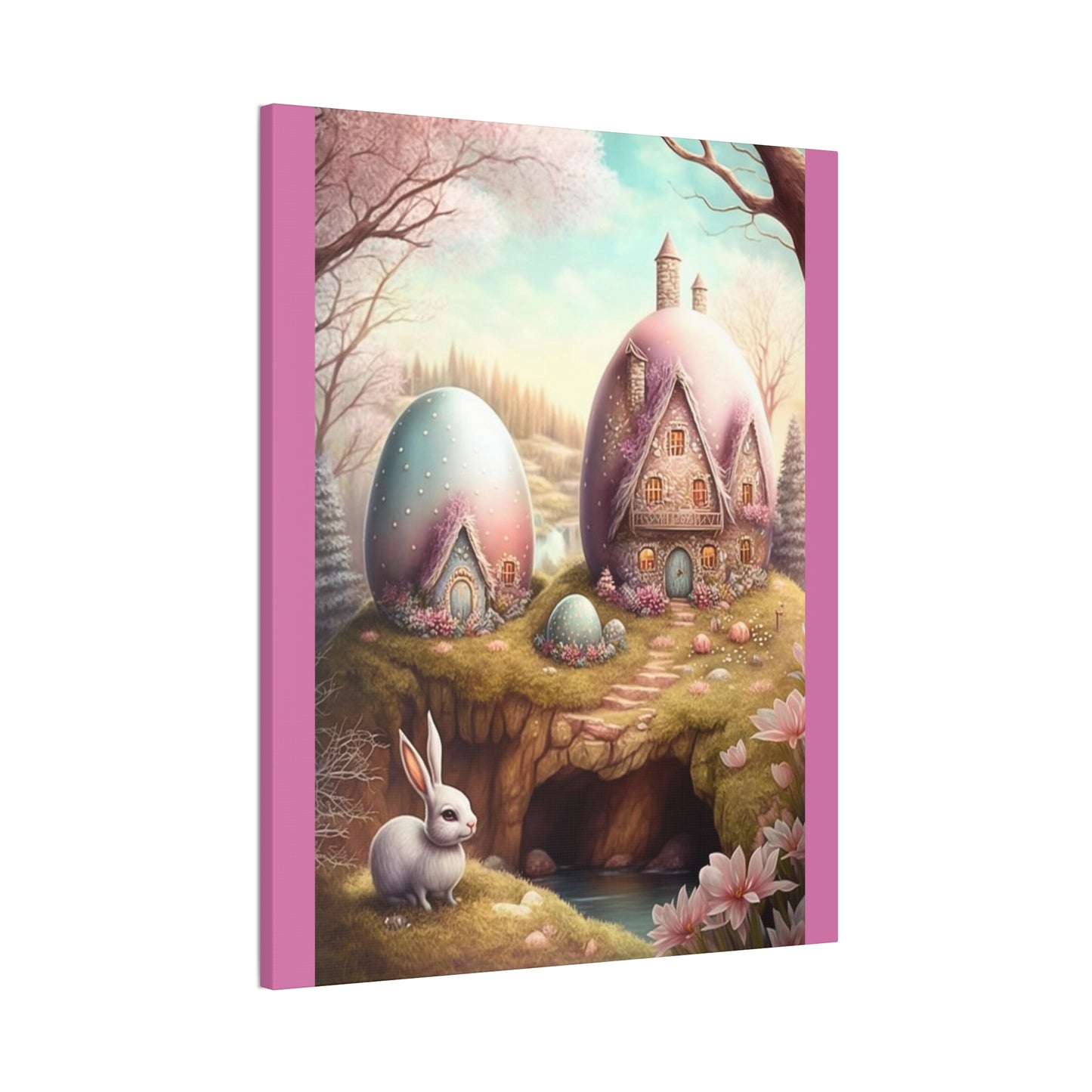 Bunny Hut - Canvas Stretched, 0.75" - Easter