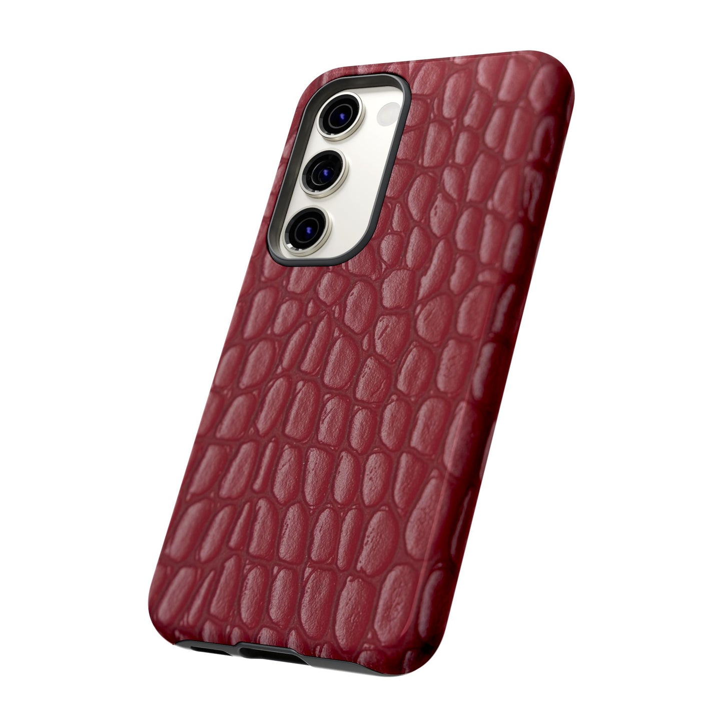 Red Leather - Tough Cases - Whimsical Phone Cases