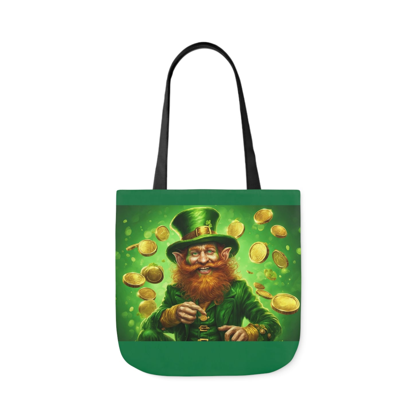 St. Patricks - Canvas Tote Bag, 5-Color Straps