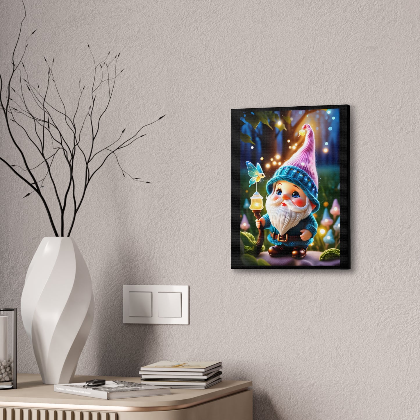 Gnome - Canvas Stretched, 0.75"