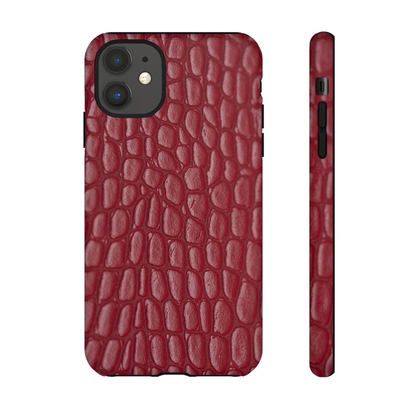 Red Leather - Tough Cases - Whimsical Phone Cases