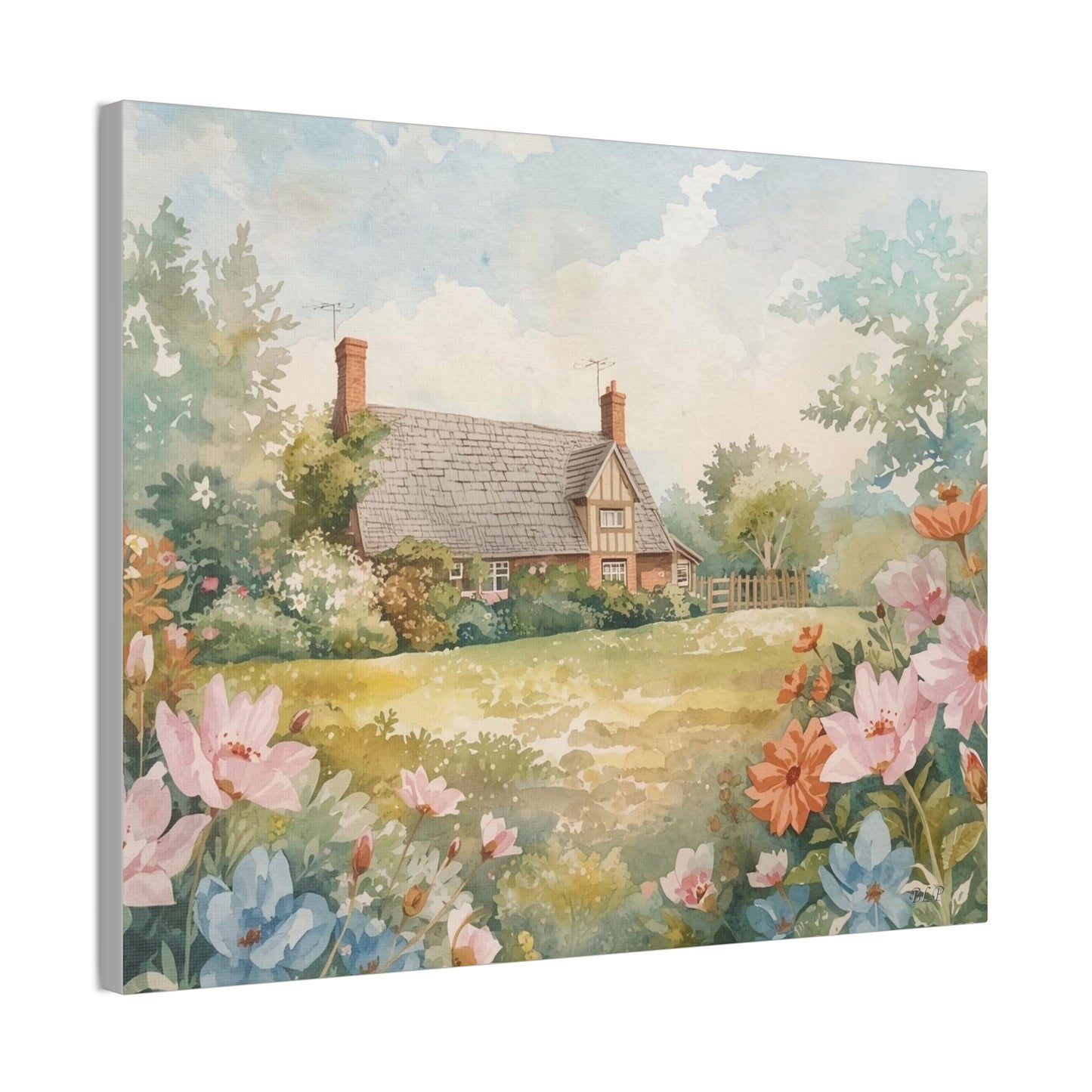 English Cottage - Canvas Stretched, 0.75" - 2026 Wall Art - Places