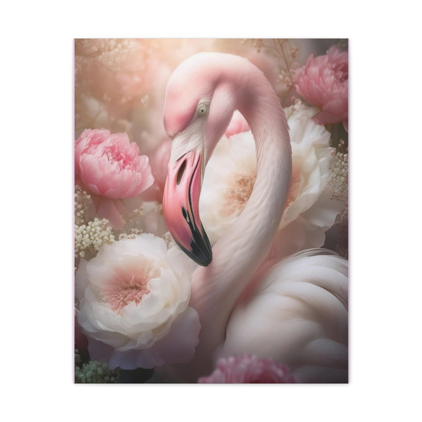 Flamingo - Canvas Stretched, 0.75"