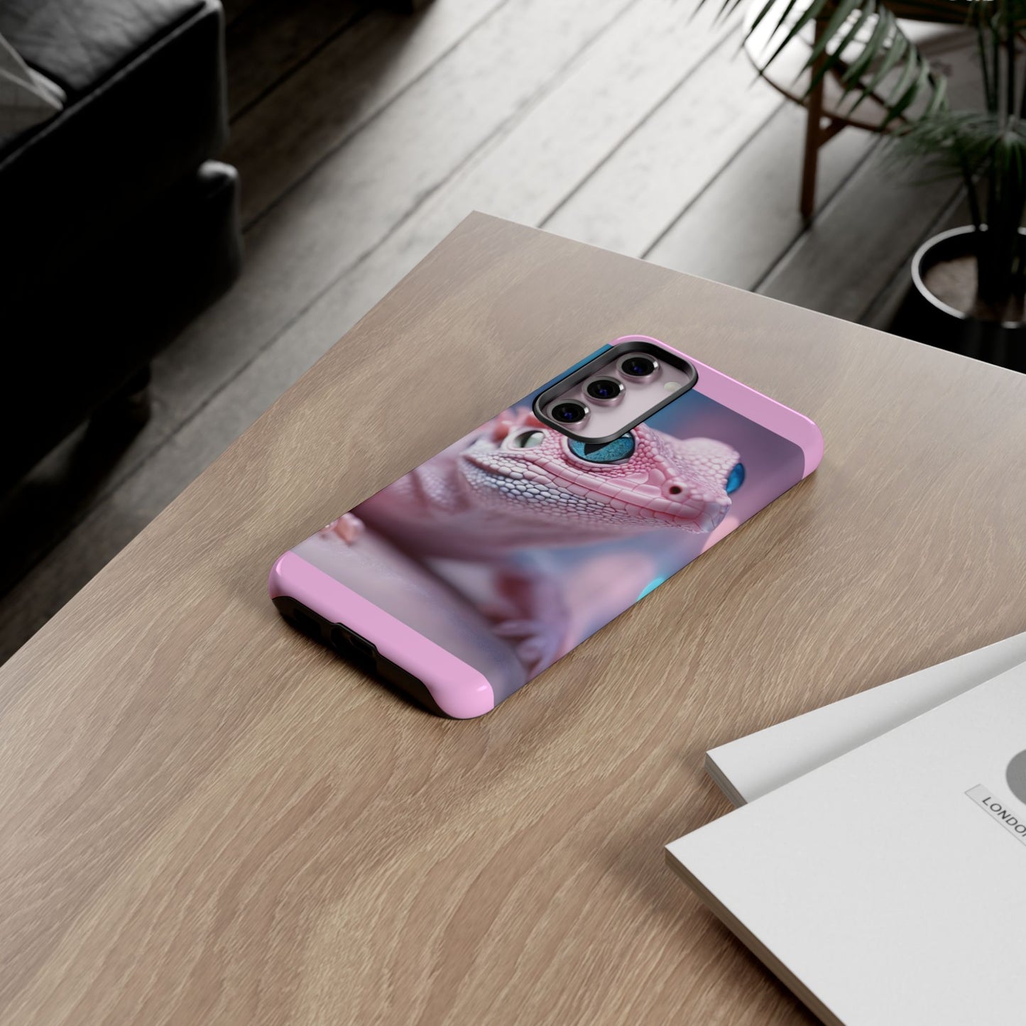 Pink Lizard - Whimsical Phone Cases