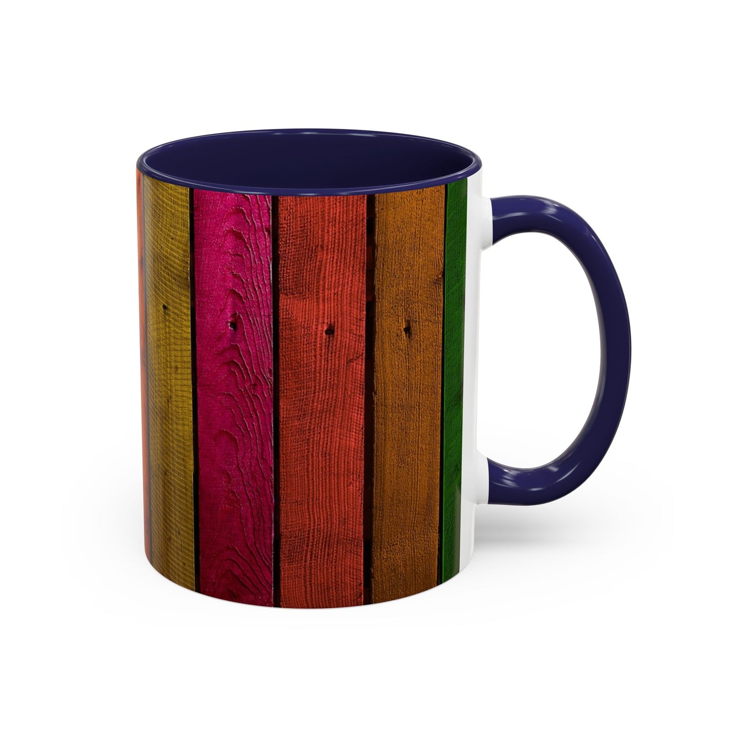 Colored Planks - Accent Coffee Mug (11, 15oz)