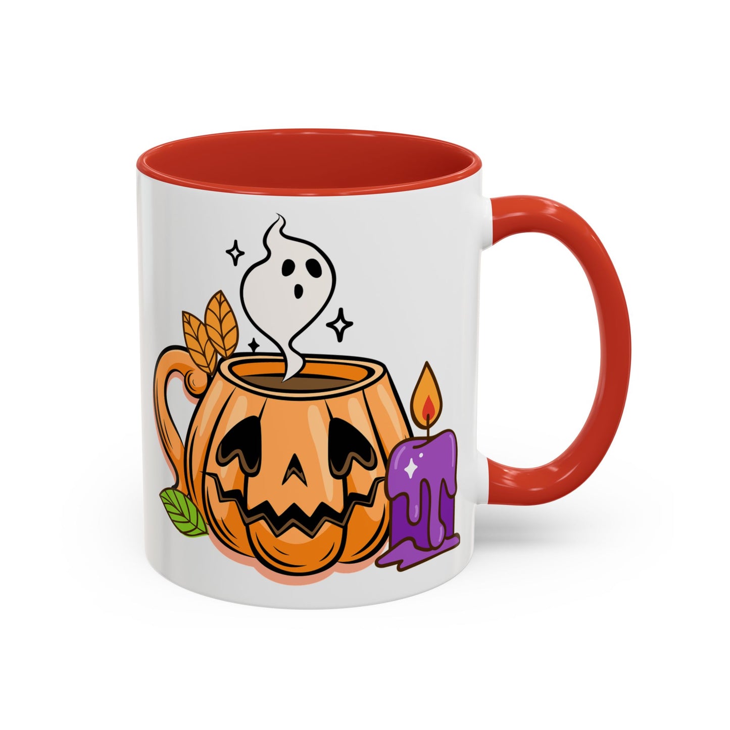 Pumpkin Spice - Accent Coffee Mug (11, 15oz) - Halloween