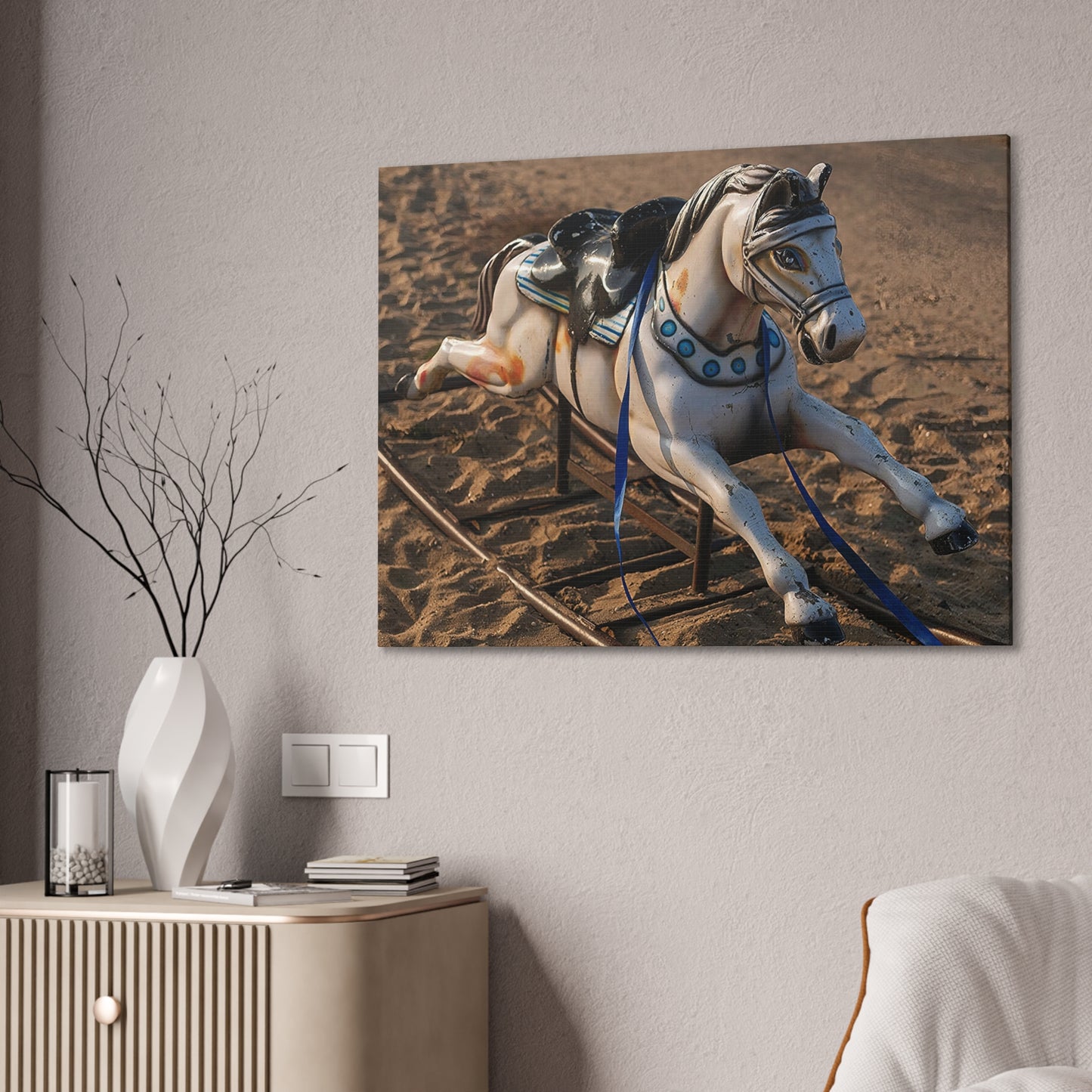 Rocking Horse - Canvas Stretched, 0.75"