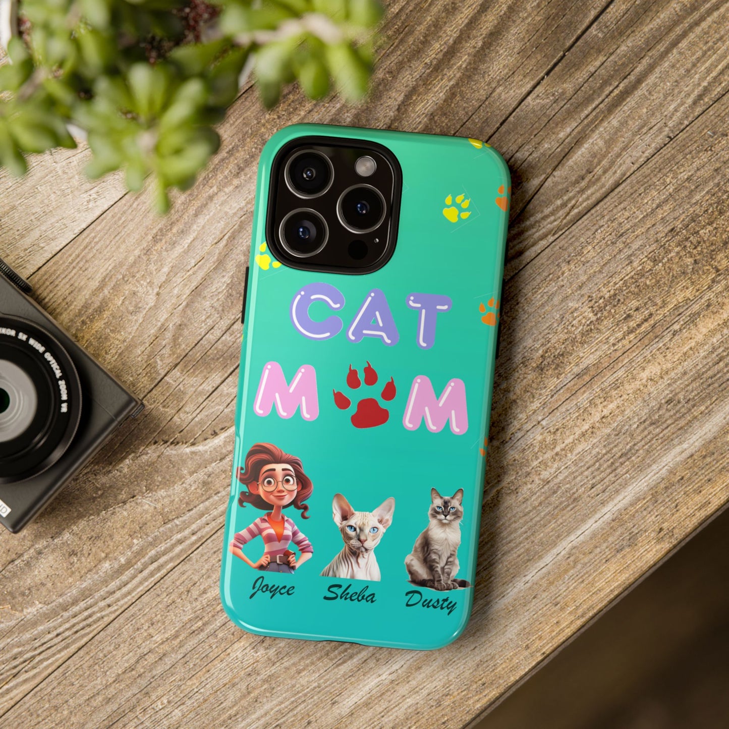 Cat Mom - Tough Cases - Mother's Day - Whimsical