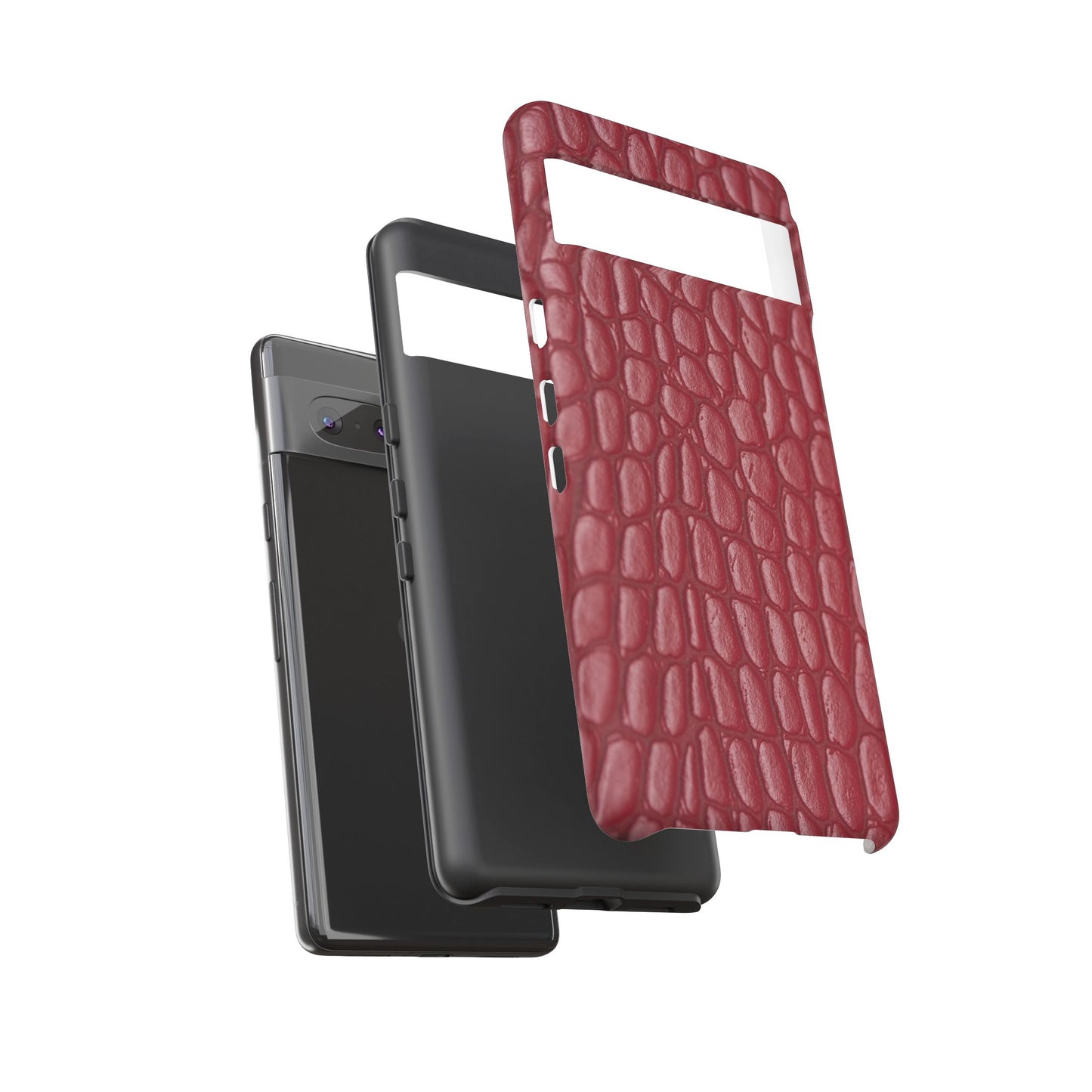 Red Leather - Tough Cases - Whimsical Phone Cases