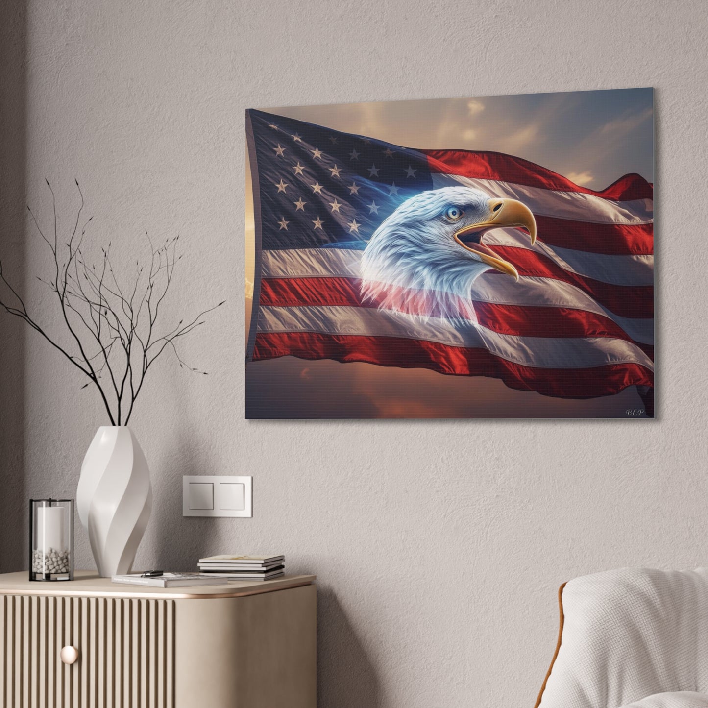 America - Canvas Stretched, 0.75" - 2026 Wall Art - Americana