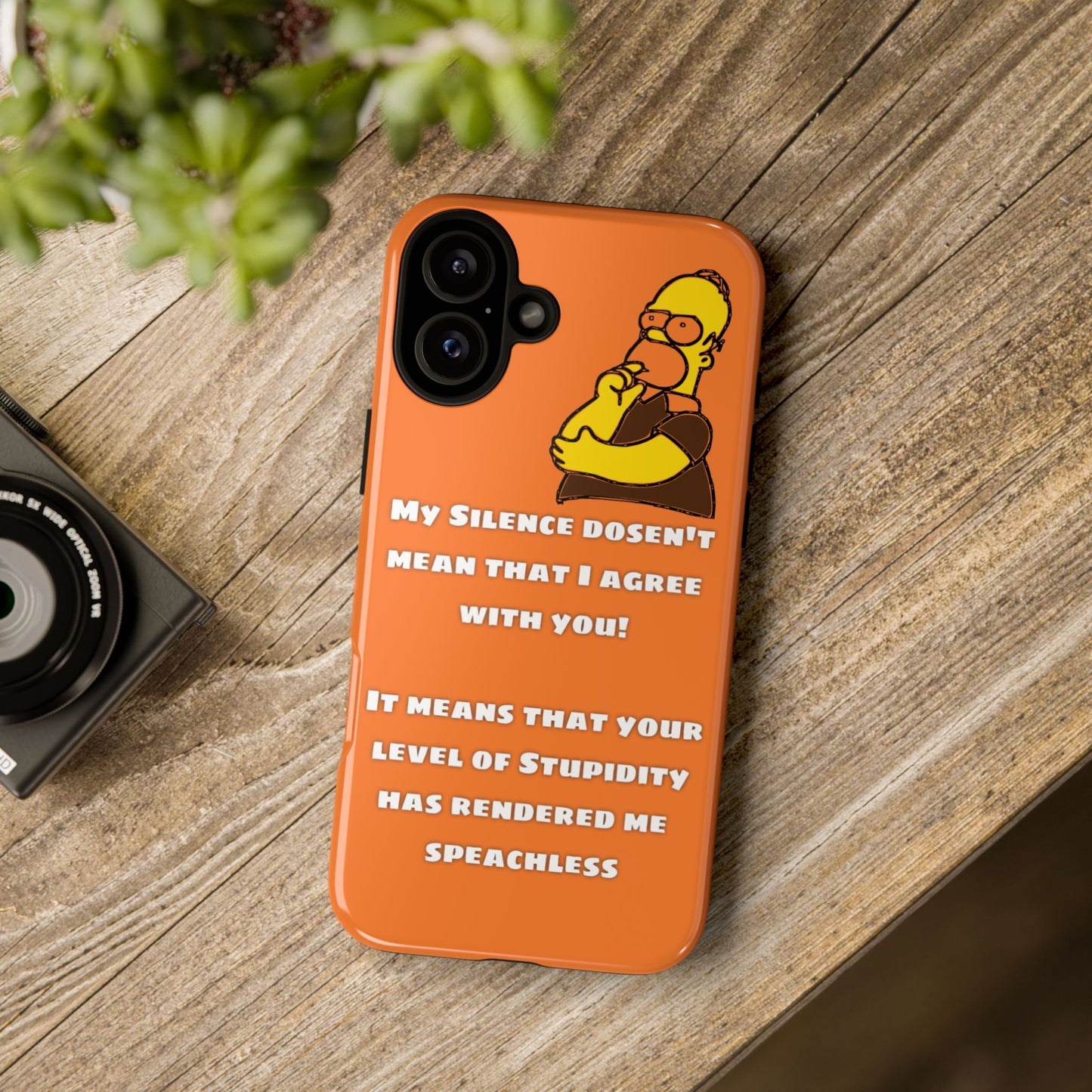 My Silence - Tough Cases - Whimsical Phone Cases