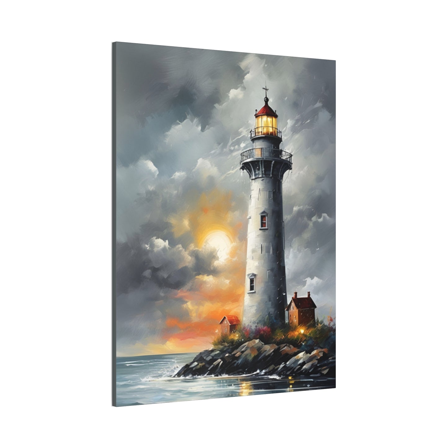 Light House - Canvas -Stretched, 0.75"