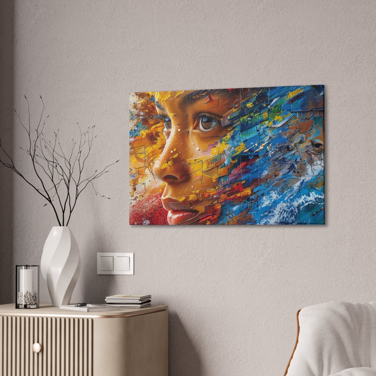 She - Canvas Stretched, 0.75"