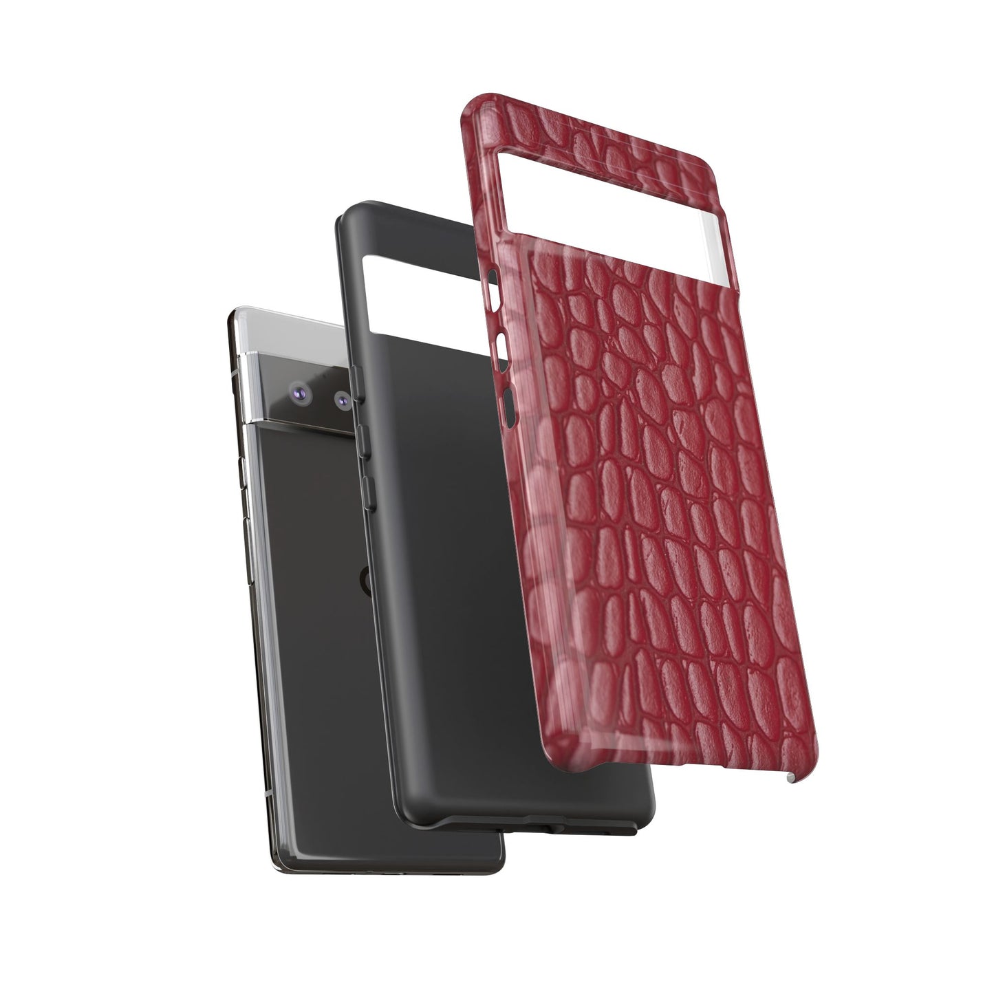 Red Leather - Tough Cases - Whimsical Phone Cases