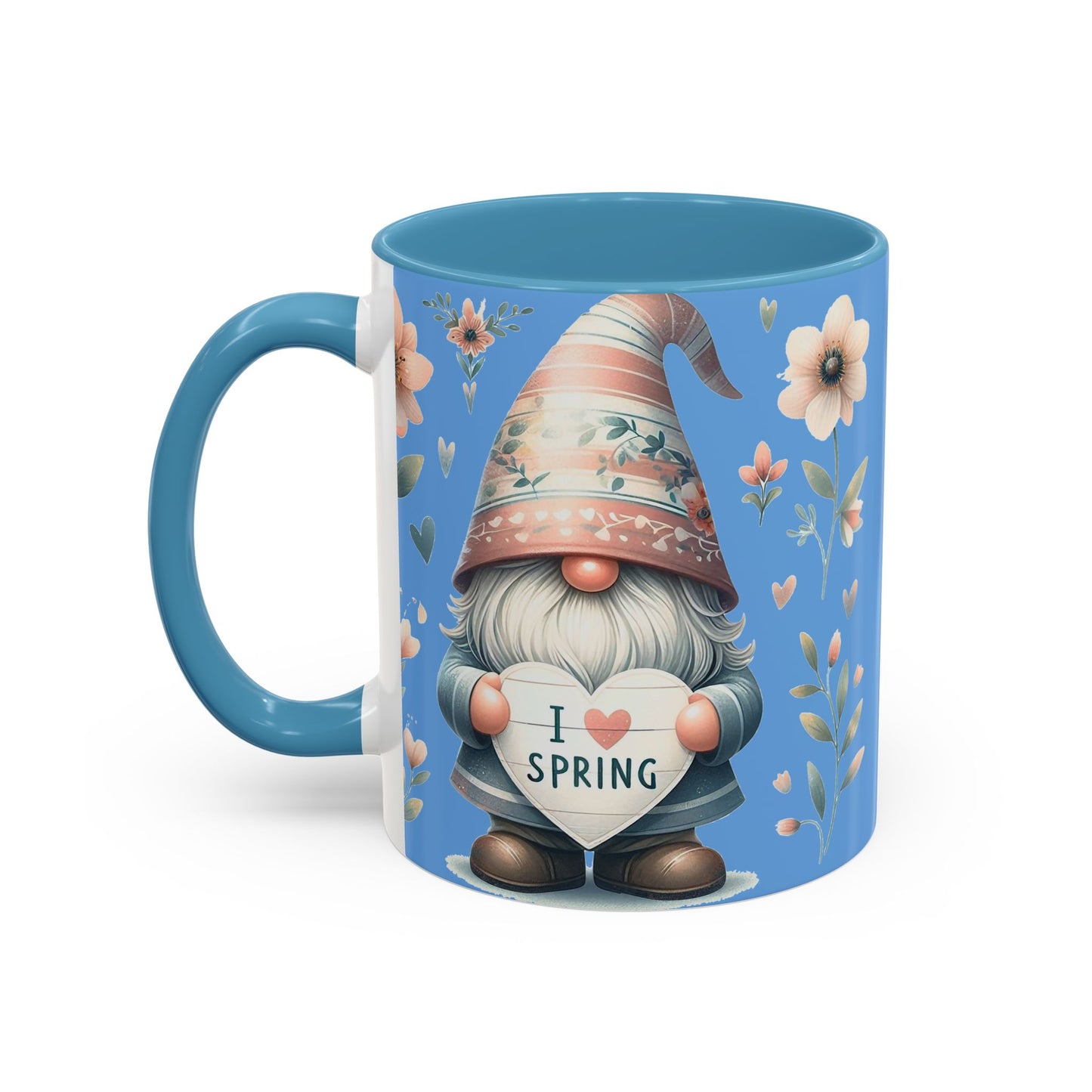 I Love Spring - Accent Coffee Mug (11, 15oz)