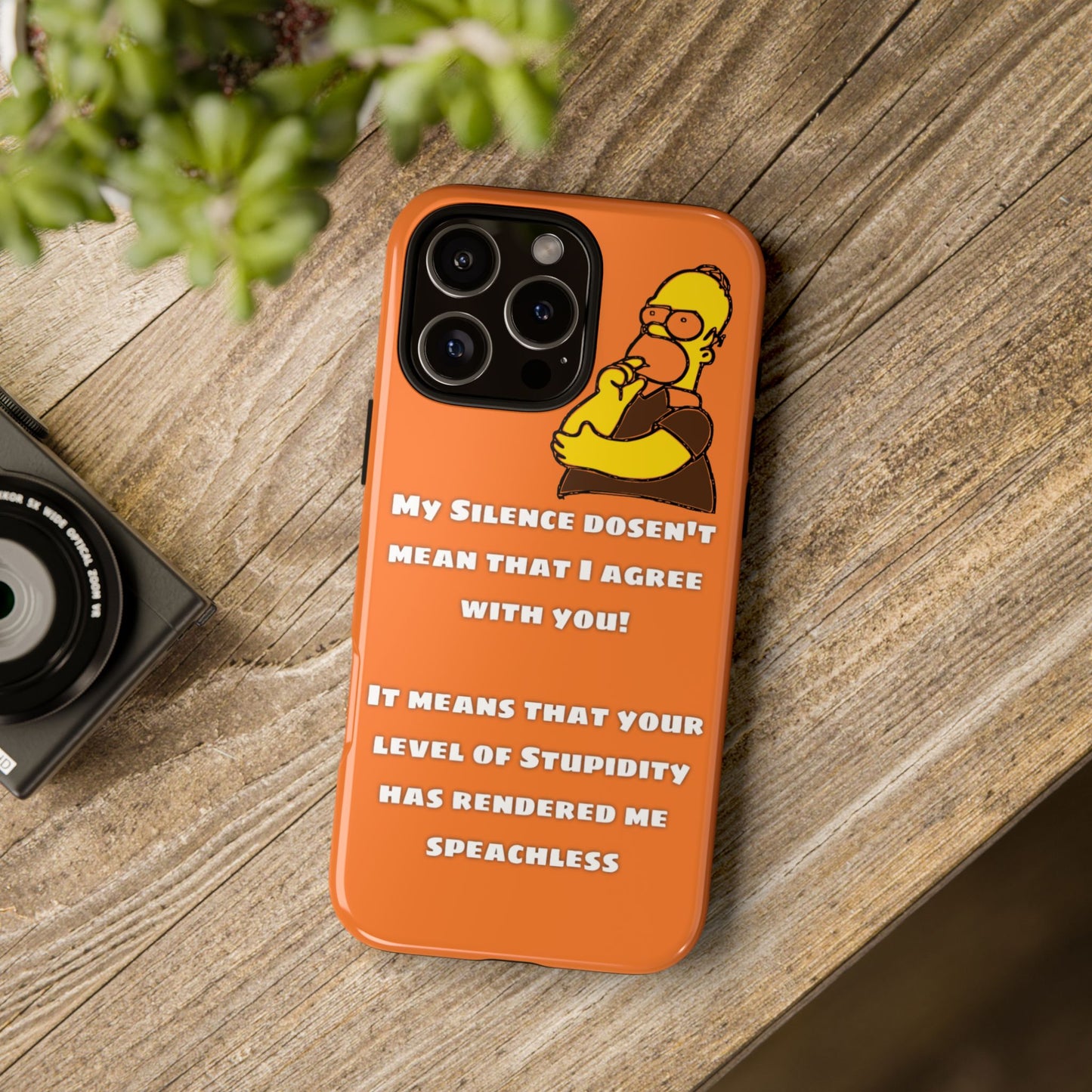 My Silence - Tough Cases - Whimsical Phone Cases