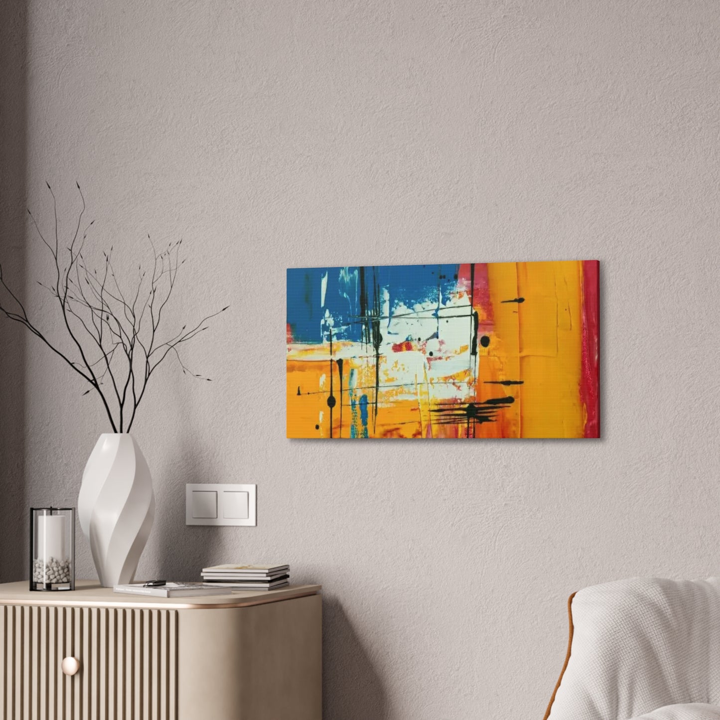 Beautiful Abstract Colors - Canvas Stretched, 0.75"