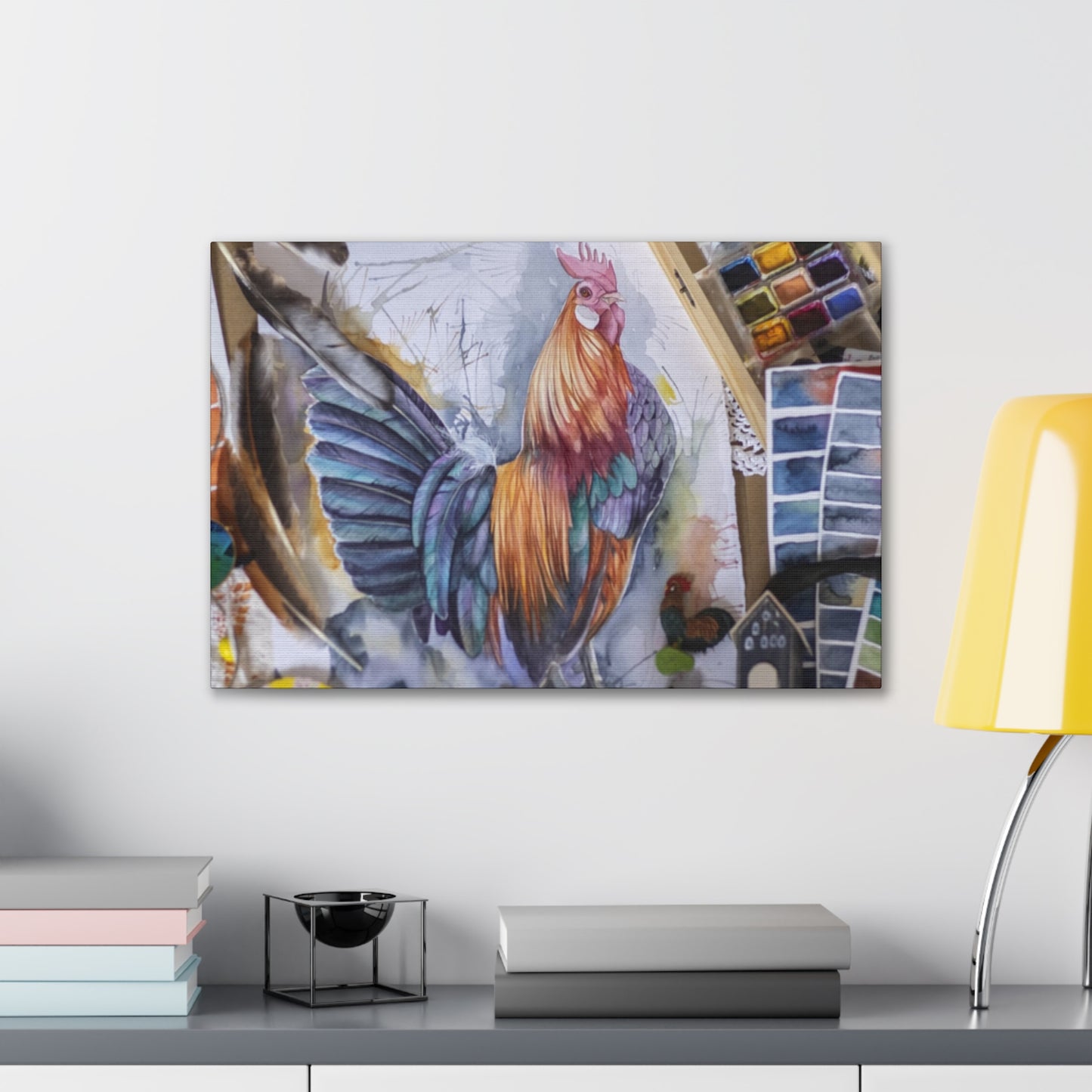 Rooster Art - Canvas Stretched, 0.75"