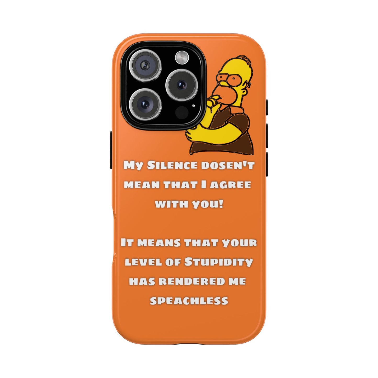 My Silence - Tough Cases - Whimsical Phone Cases