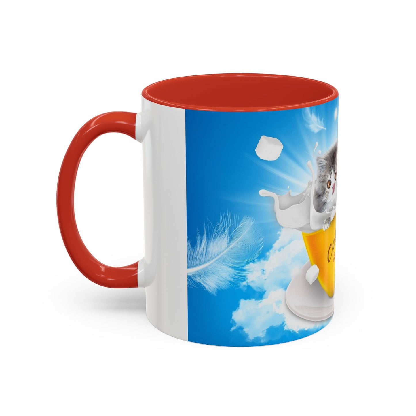 Coffee and Milk - Accent Coffee Mug (11, 15oz)