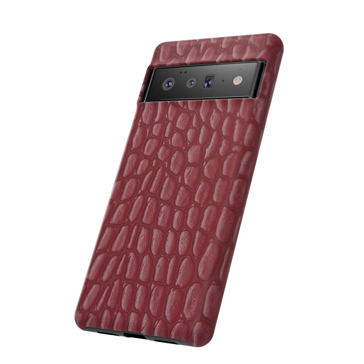 Red Leather - Tough Cases - Whimsical Phone Cases