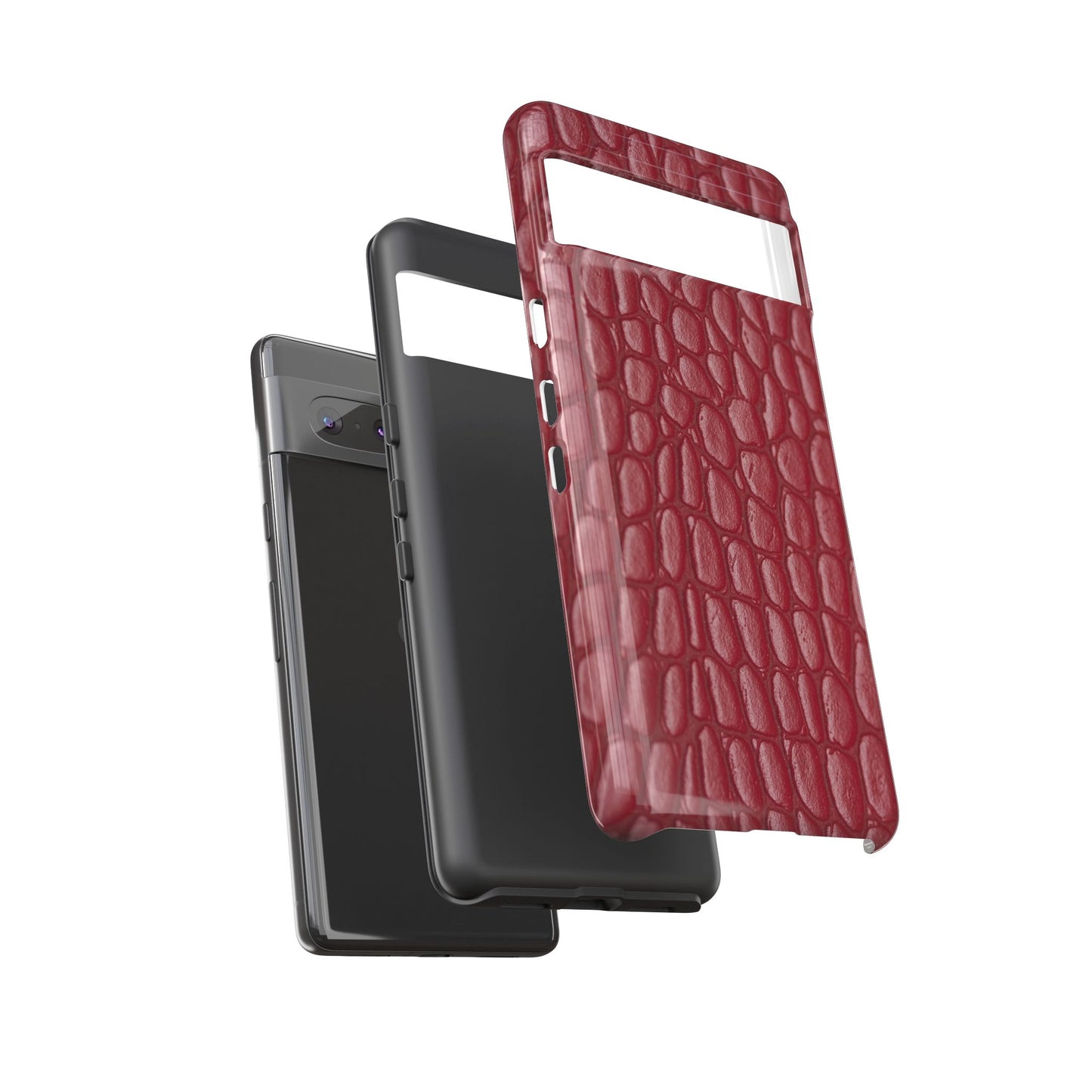 Red Leather - Tough Cases - Whimsical Phone Cases