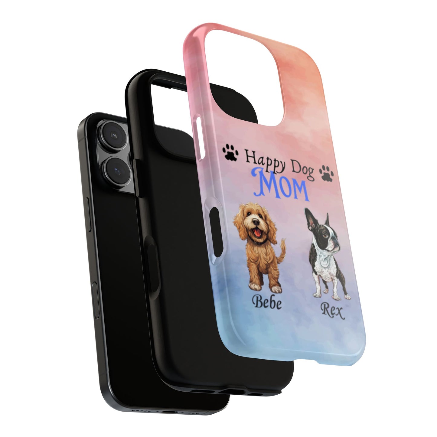 Dog Mom - Personalized - Whimsical Phone Cases - Mother's Day