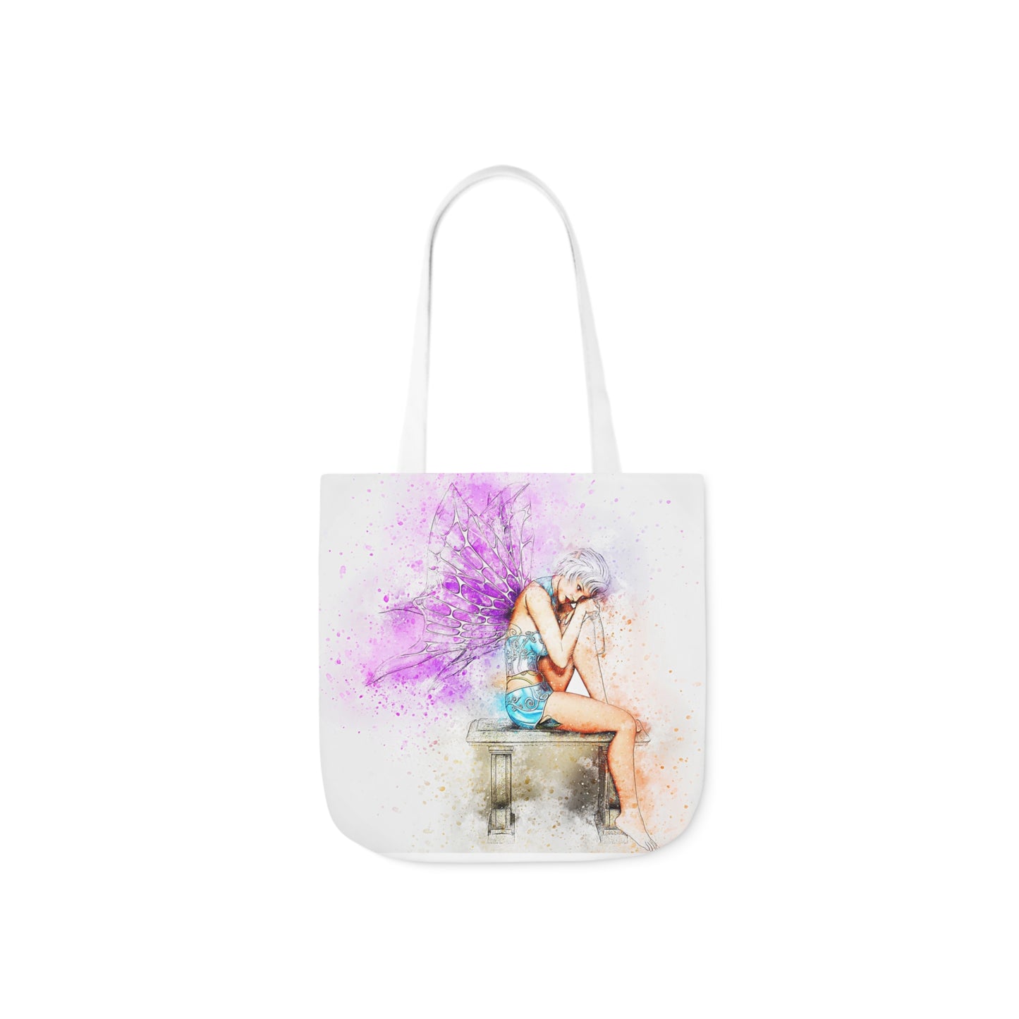 Fairy - Canvas Tote Bag, 5-Color Straps