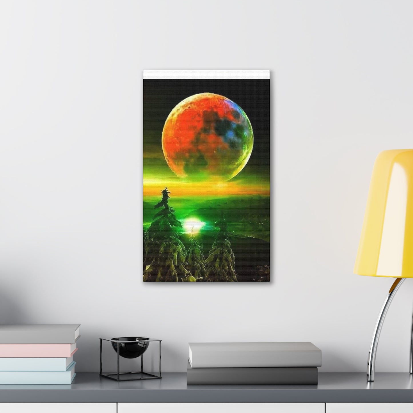 Harvest Moon - Canvas Stretched, 0.75"