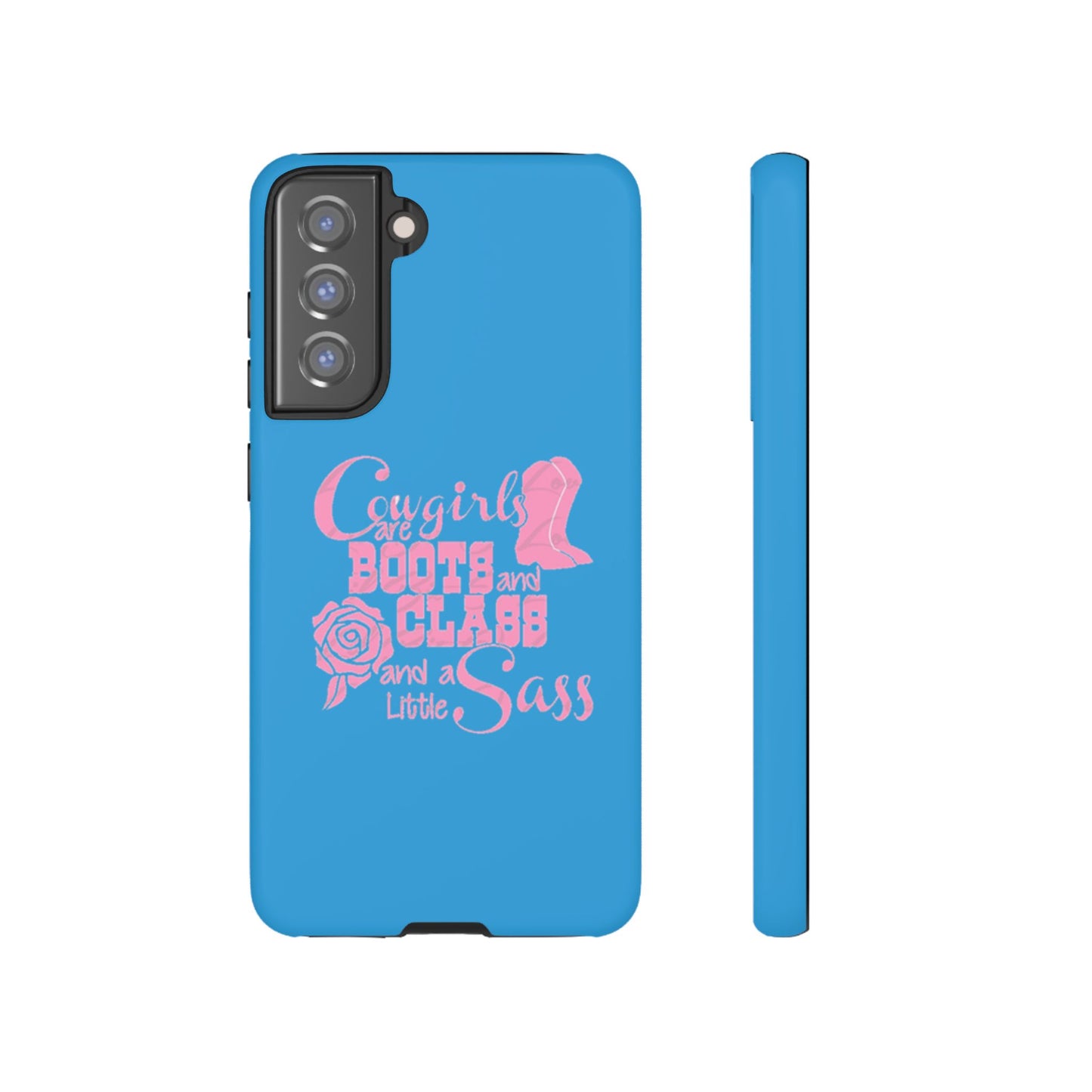 CowGirls are Boots -Tough Whimsical Phone Cases