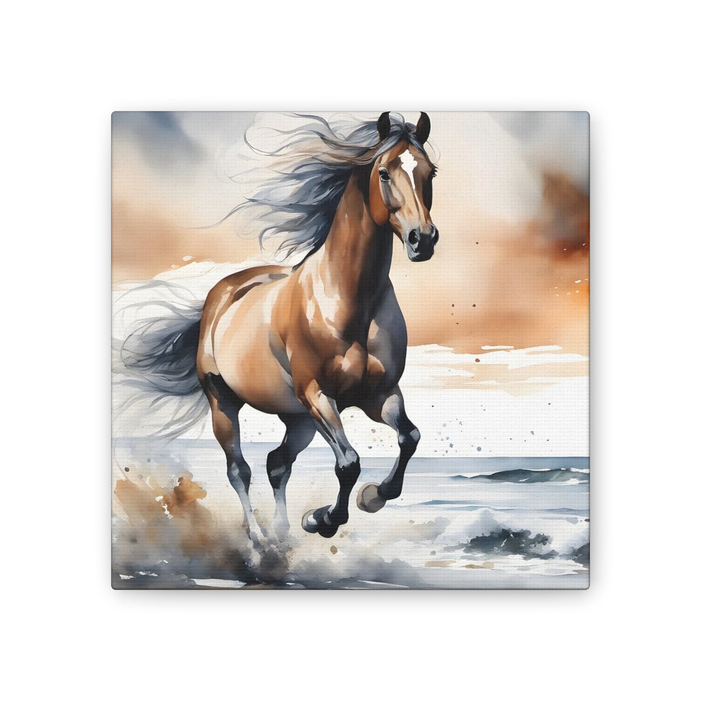 Ab - Beautiful Horse - Canvas Stretched, 0.75"