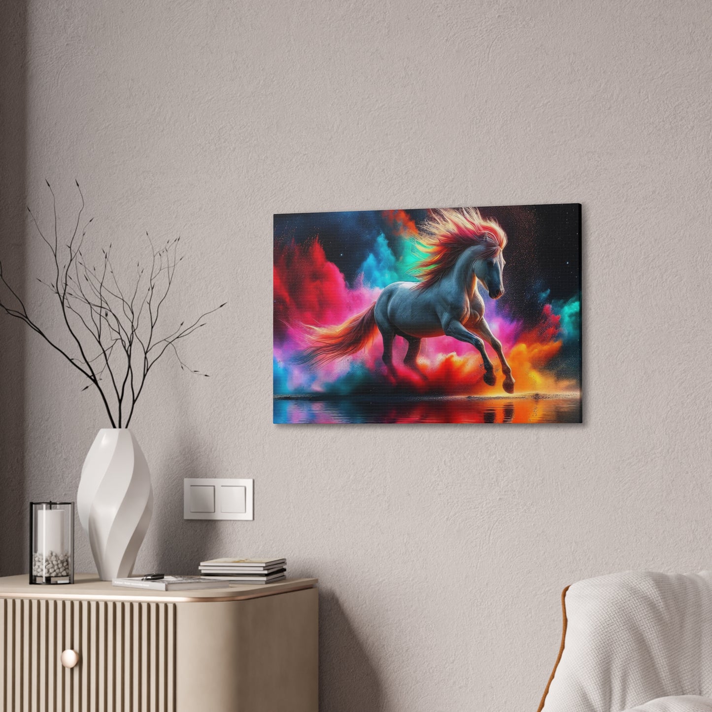 Colorful Horse - Canvas Stretched, 0.75"