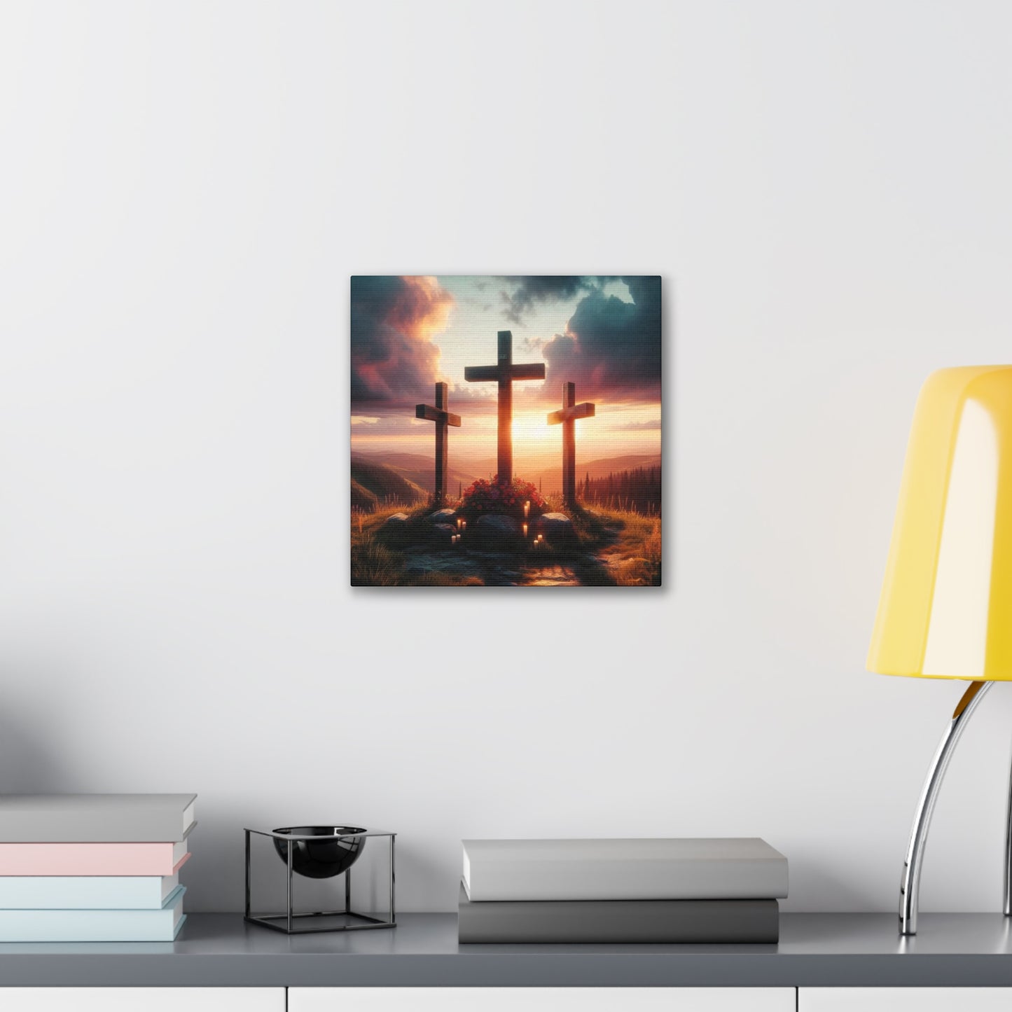 aa-Calvary -  Canvas Stretched, 0.75" - Father's Day - Mother's Day - Easter