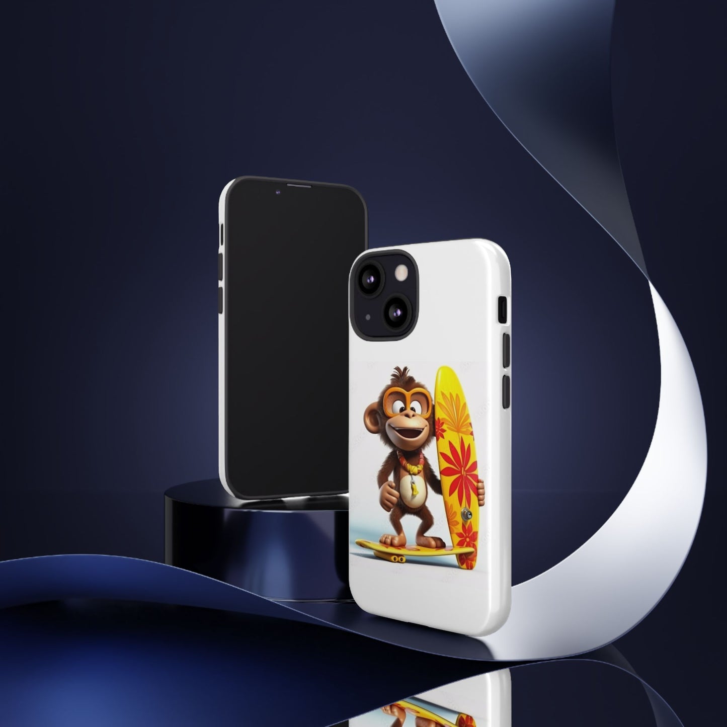 Surfer Monkey -Tough Whimsical Phone Cases