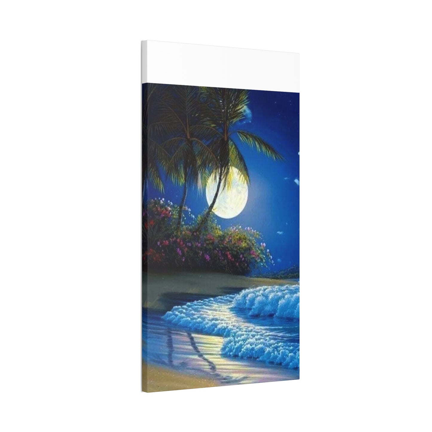 Desert Island Moon Light - Canvas Stretched, 0.75"