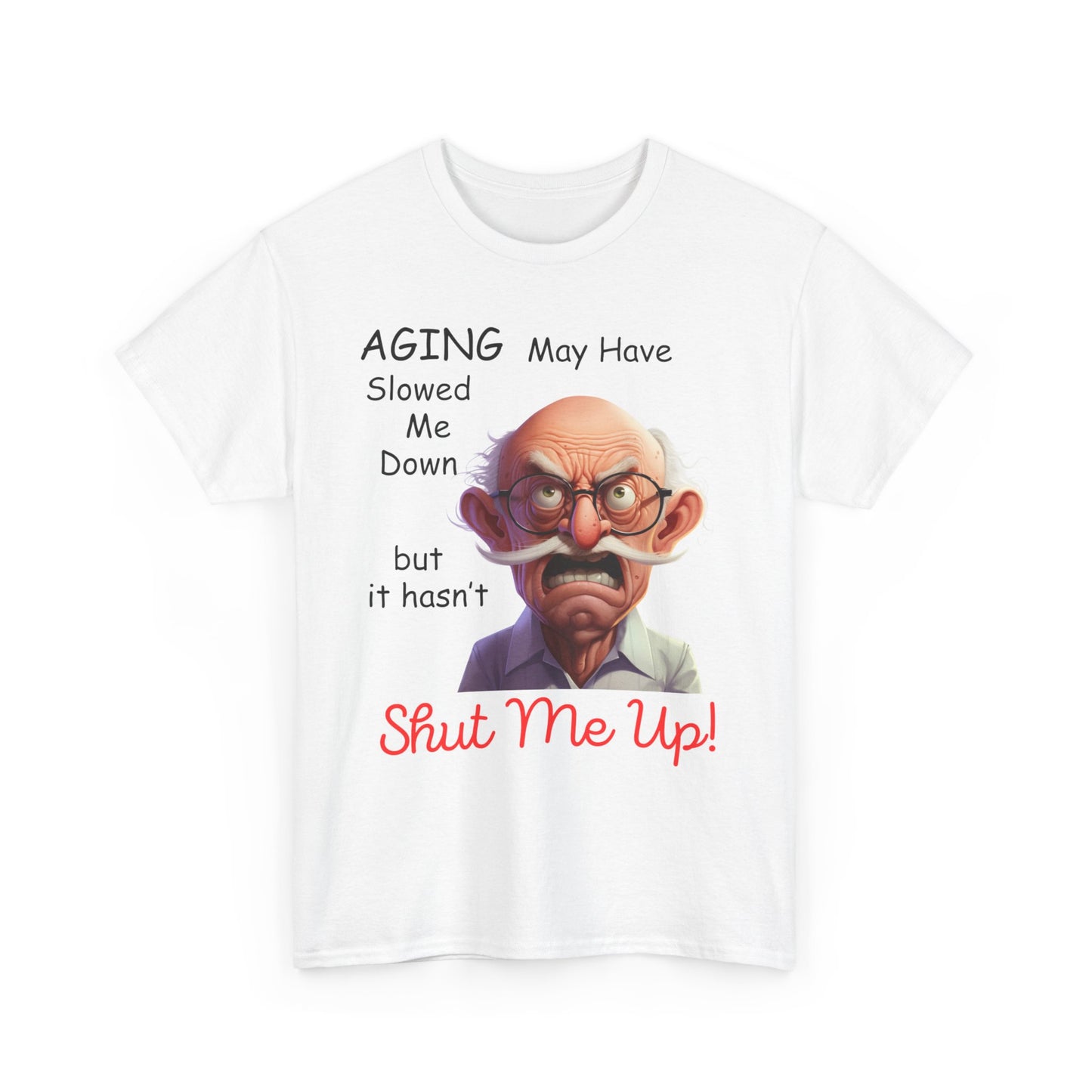 Aging - Unisex Heavy Cotton Tee - T-shirts - Father's Day