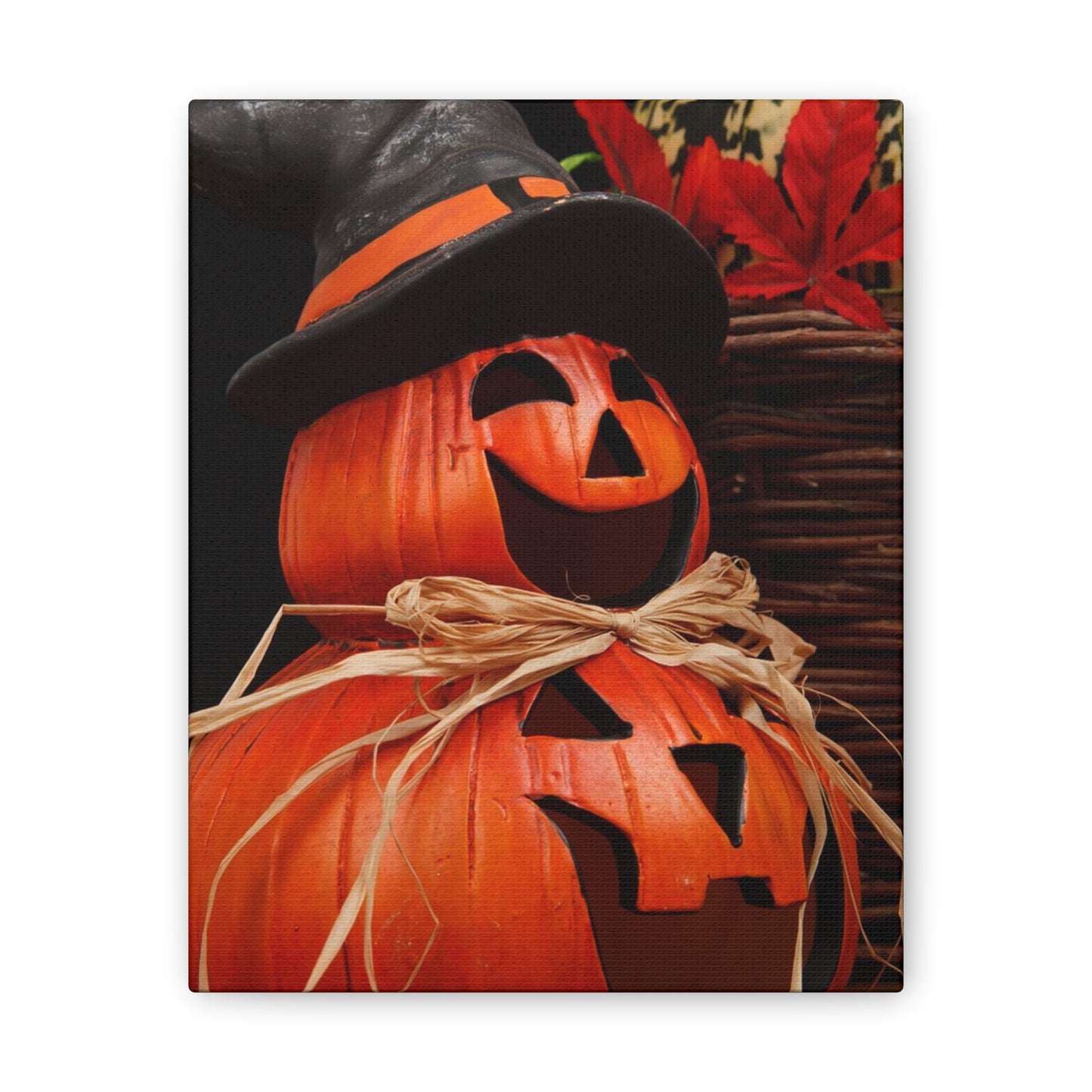 Pumpkins - Canvas Stretched, 0.75" - Halloween