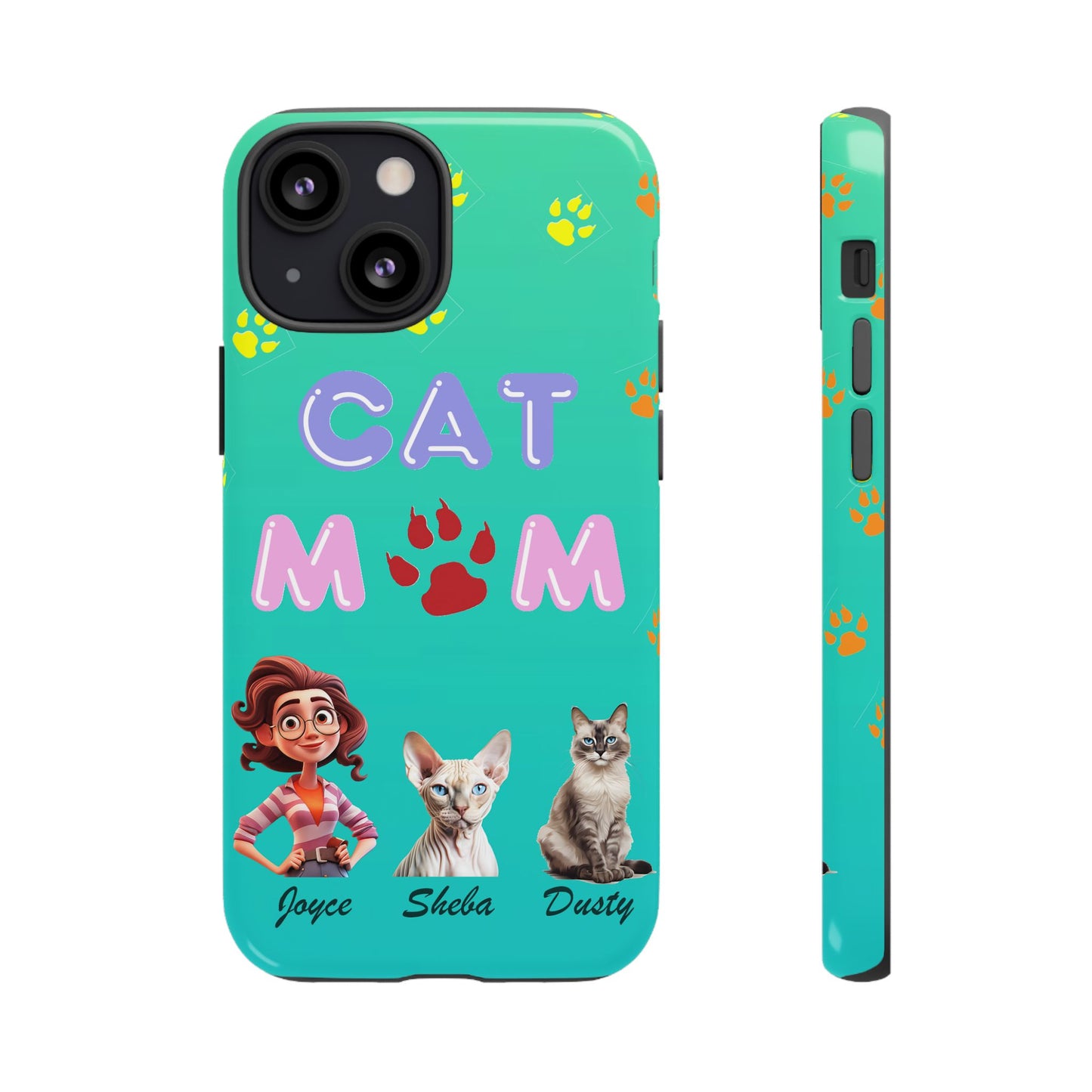 Cat Mom - Tough Cases - Mother's Day - Whimsical