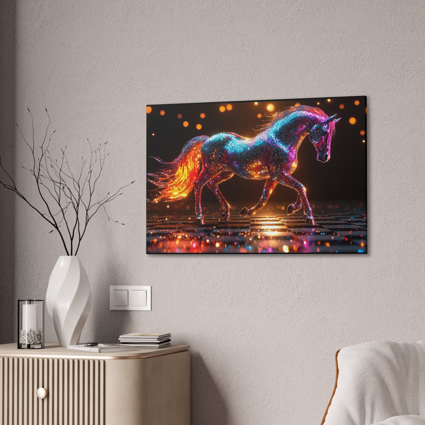 Bling Stallion - Canvas Stretched, 0.75"