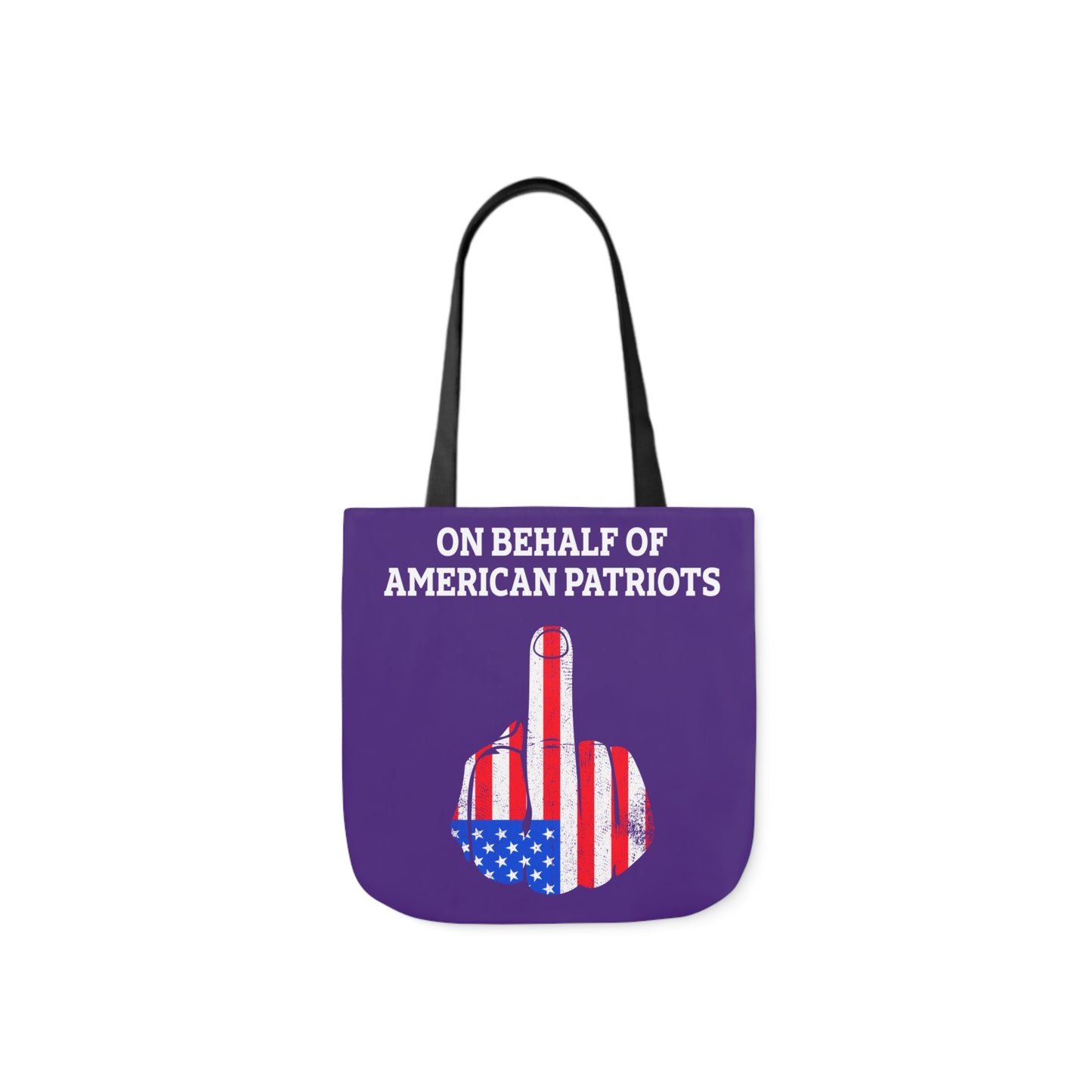 On Behalf - Canvas Tote Bag, 5-Color Straps veterans - Patriotic